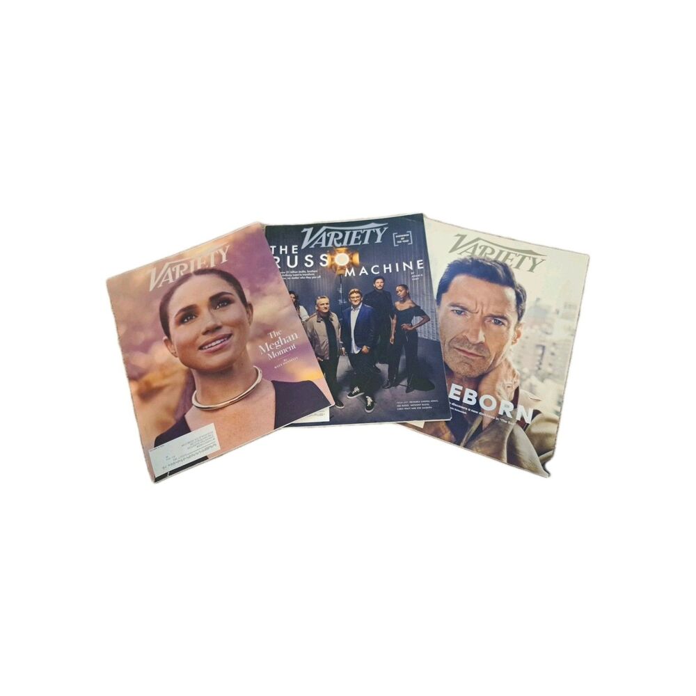 Variety Magazine Bundle Of Three Magazines 2022